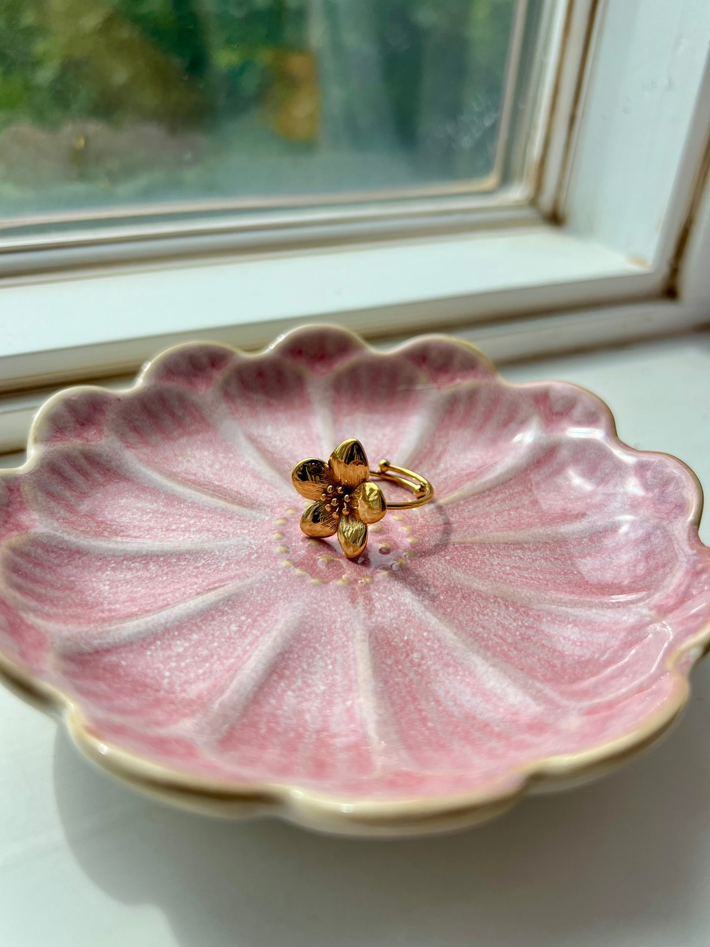 Golden Garden 18k Gold Plated Ring