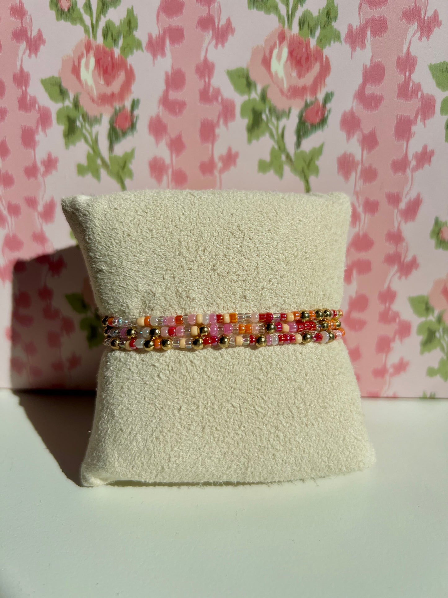 Strawberry Sunrise Bracelet Set of 3